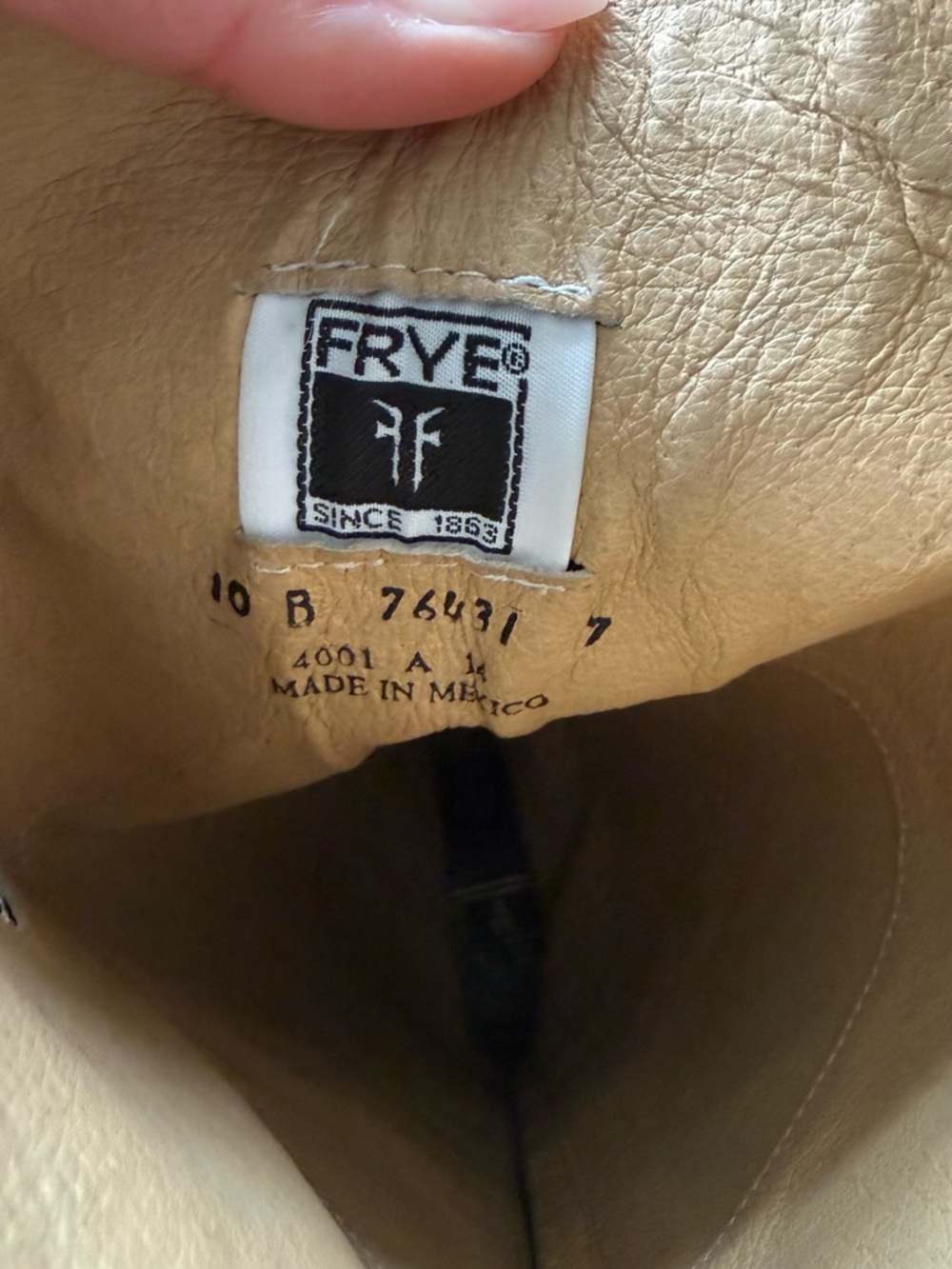 Frye Black Leather Melissa Button Back Boots - Picture 4 of 5